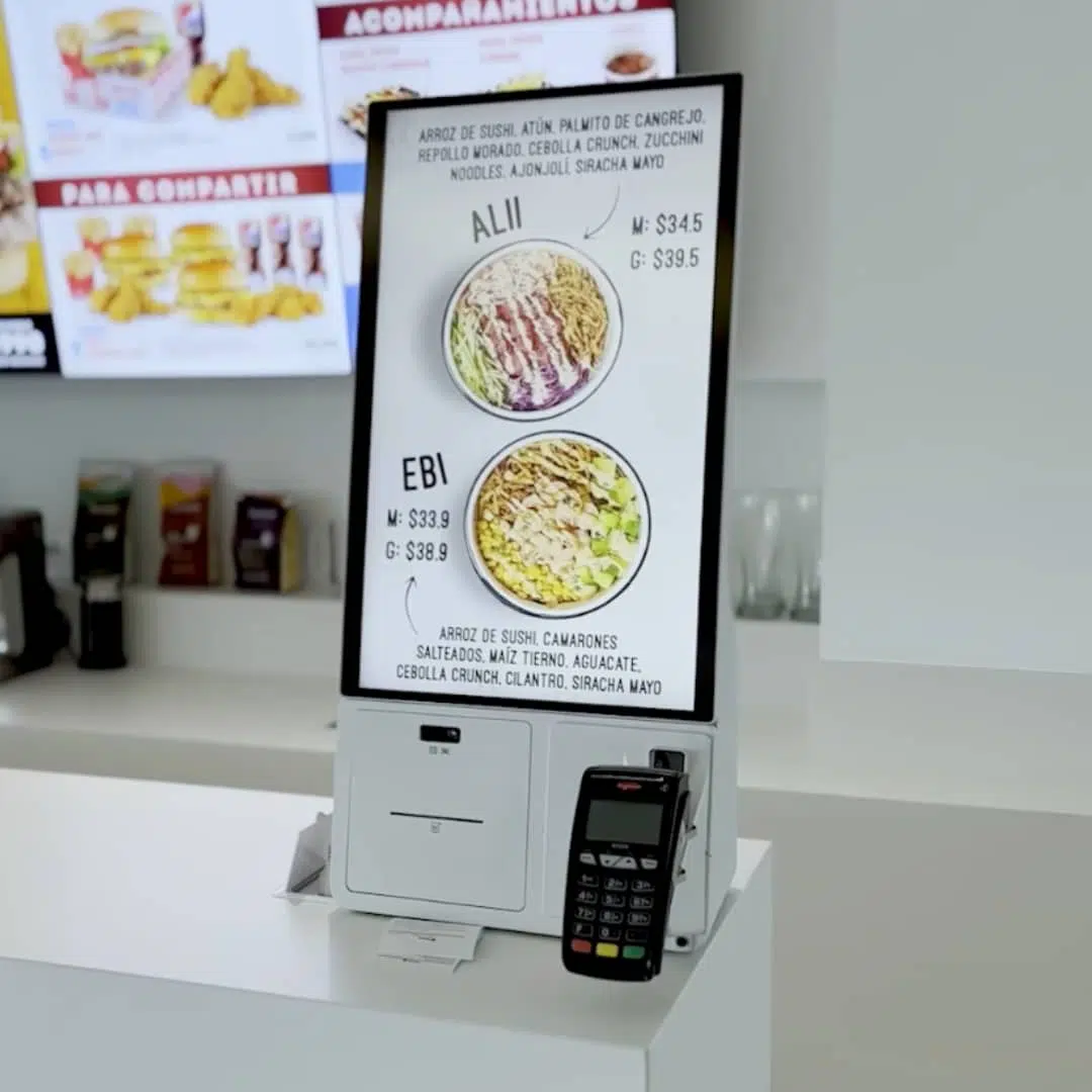 Comidas Rápidas / Restaurantes Mx 5 KIosco con menú para restaurante